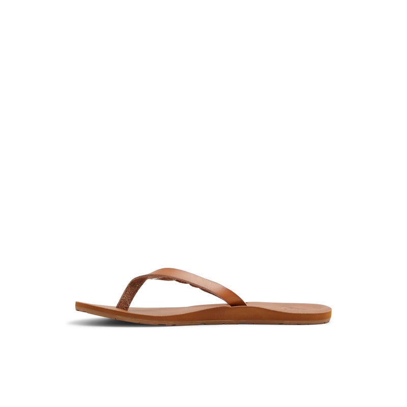 Roxy Women's Liza IV Beach Sandals, Tan Combo, 9 - Image 1